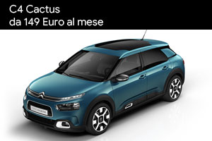 Citroën C4 Cactus tuo da 149 Euro al mese da Spazio a Torino