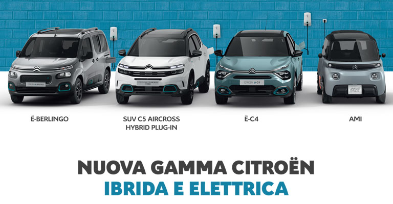 Scopri la gamma ibrida ed elettrica Citroën da Spazio a Torino
