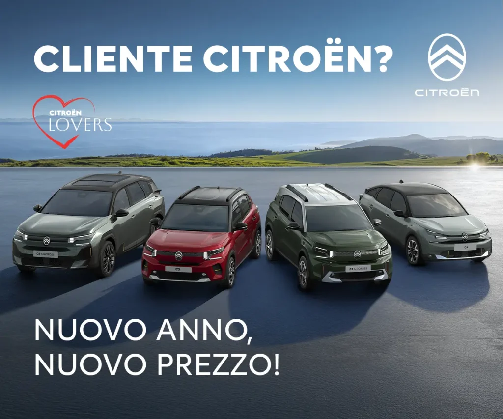 Nuovo anno, nuovo prezzo su Gamma Citroen per i clienti fedeli